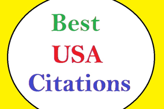 do 200 USA local citations for gmb ranking and local SEO