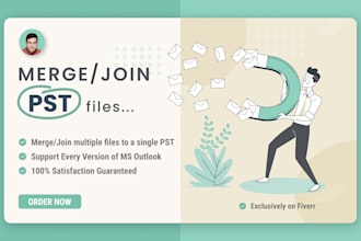 merge or join multiple pst files