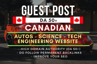 do high da guest post on canadian website with dofollow links in tech site blog