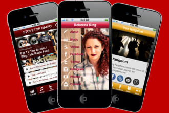 create music mobile app for iphone and android