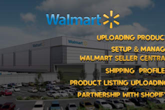 expert walmart listing and walmart account approval