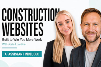 create a construction company website