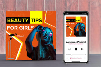 design professional podcast cover art and itunes covers