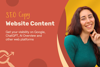 write SEO website content to get more online visibility