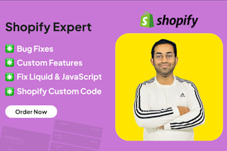 fix shopify bug in your store or shopify store design