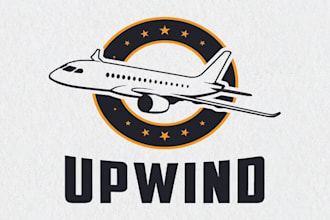 design flying logo in 1 day