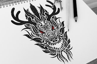 make design tribal ethnic animals