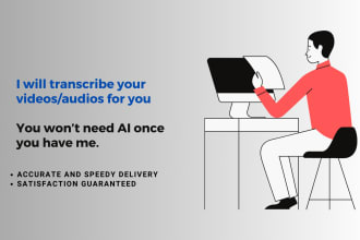 provide accurate transcripts for your videos and audio