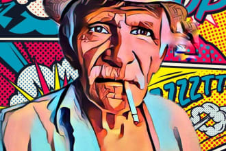 draw your photo to cartoon portrait