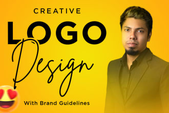do creative logo design, brand guidelines, and brand kits