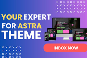 be your expert for wordpress astra or astra pro theme