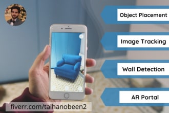 develop ar app using vuforia arcore arkit in unity