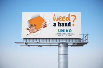 design creative billboard, sign board, banner, backdrops