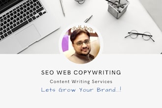 be a website content writing, SEO, and copywriting expert master