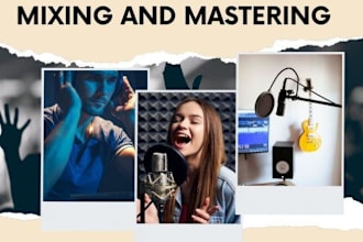 mix and master your music as a professional sound engineer