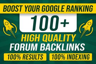 provide high authority forum posting SEO backlinks