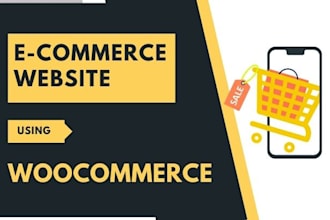 build woocommerce website or online store or customization