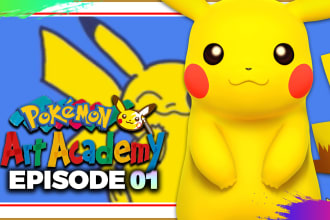 design a stunning pokemon thumbnail