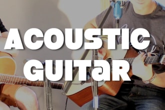 create and produce your acoustic instrumental