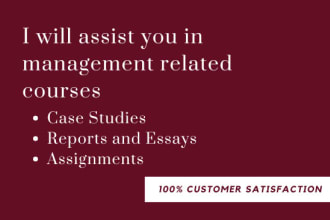 help in marketing case studies analysis and tasks