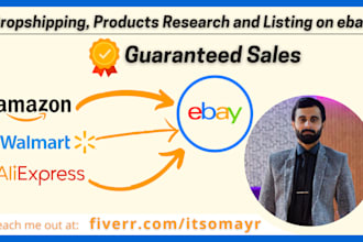 do ebay dropshipping product listing from amazon walmart aliexpress