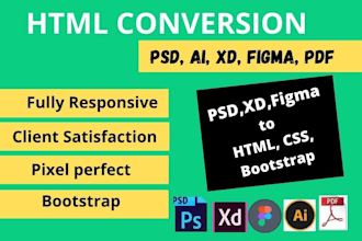 convert figma to html, figma to wordpress, elementor website