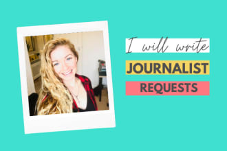 respond to journalist requests for you