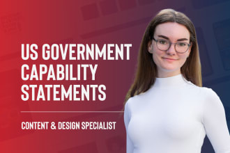 build your federal government capability statement