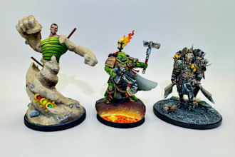 paint your warhammer, dnd, and tabletop miniatures