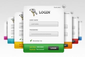 design your magento login page