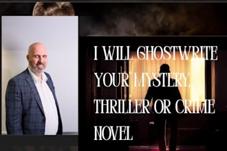 ghostwrite your mystery, thriller or crime novel