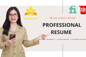 design a 3 professional resume, cover letter template