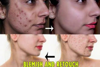 do professional face retouching and magic photoshop editing