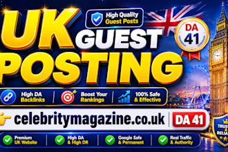 do guest posting on celebritymagazine, rawmags,  celebrityinstile