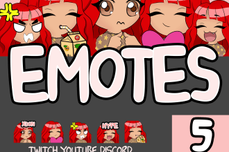 custom emotes pack for twitch