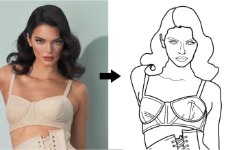 draw an outline of a photo in 24 hour