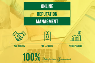 provide you online reputation management and reverse seo solution