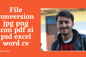 do file conversion pdf jpg png icon excel word CV