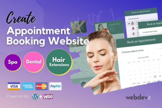 build online booking system for your spa salon or medical services