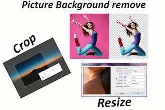 crop or resize images image or product