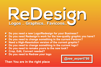 design or redesign logo or graphic