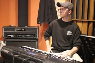 record a top quality piano or keyboard tracks