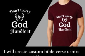 create bible verse t shirt design