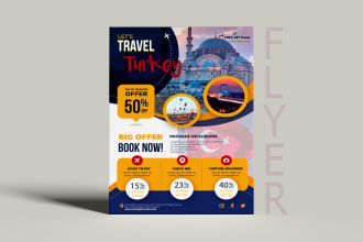 design professional flyer, brochure, leaflet, booklet