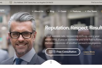 design attorney, lawyer mobile friendly website