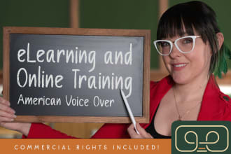 narrate professional elearning or training module voice over