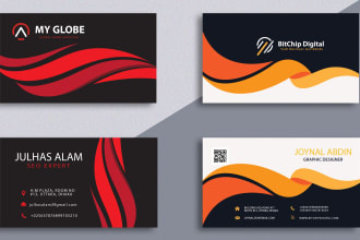 do professional business card design and visiting card design