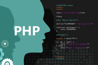 fix or develop websites with html, css, js, php, and mysql