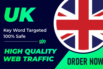 drive UK targeted daily traffic to your website