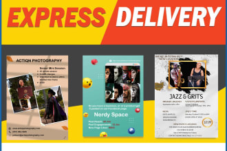do business, corporate or fast food flyer design creation